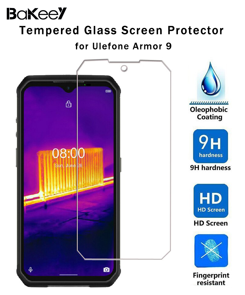 Bakeey-HD-Clear-9H-Anti-Explosion-Anti-Scratch-Tempered-Glass-Screen-Protector-for-Ulefone-Armor-9---1720775-1